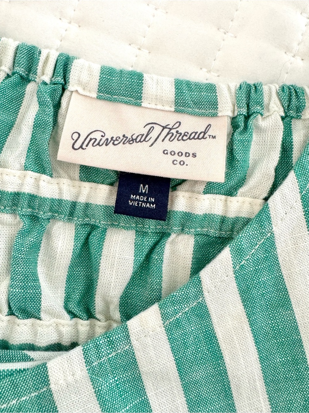 NWT Universal Thread Green Stripe Maxi Dress M - Picture 7 of 15